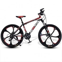 M-YN Mountain Bike M-YN 26in Mountain Bike 21 / 24 / 27 Speed Bicycle Full Suspension MTB Bikes(Size:21 Speed, Color:Black+Red)