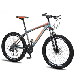 M-YN Mountain Bike M-YN Mountain Bike 21 / 24 / 27 Speed With High Carbon Steel Frame, 26-inch Wheels, Double Disc Brake, Front Suspension Anti-Slip Bikes(Size:27speed, Color:orange)