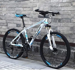 MAMINGBO Bike MAMINGBO 26" 24-Speed Mountain Bike for Adult, Lightweight Aluminum Full Suspension Frame, Suspension Fork, Disc Brake, Size:27Speed, Colour:C2 (Color : A1, Size : 27Speed)