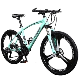 MDZZYQDS Bike MDZZYQDS 26-inch Mountain Bike, Hardtail Mountain Bike High Carbon Steel Frame Double Disc Brake with front suspension adjustable seat, 24-speed Men and Women's Outdoor Cycling Road Bike
