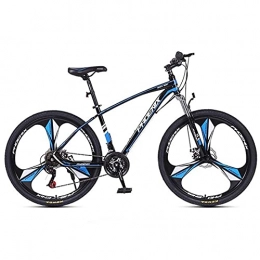 MENG Bike MENG Adult Mountain Bike Carbon Steel Frame 27.5 inch Wheel Disc Brake 24 Speed Gears System with Front Suspension for Boys Girls Men and Wome(Size:24 Speed, Color:Black) / Blue / 27 Speed