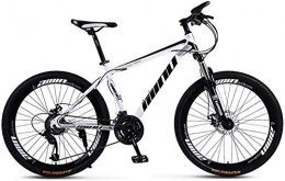 MG Bike MG Mountain Bike, Road Bicycle, Hard Tail Bike, 26 Inch Bike, Carbon Steel Adult Student Bike, 21 / 24 / 27 / 30 Speed Bike, White Black 6-8, White black, 24 speed