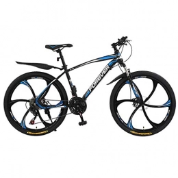 MJL Bike MJL Beach Snow Bicycle, Adult 24 inch Mountain Bike, Double Disc Brake City Road Bicycle, Trail High-Carbon Steel Snow Bikes, Variable Speed Mountain Bicycles, A, 24 Speed, C, 27 Speed