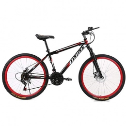Mnjin Mountain Bike Mnjin Outdoor sports Hard tail mountain bike, 26 inch 21 speed double disc brake hard tail off-road adult outdoor riding