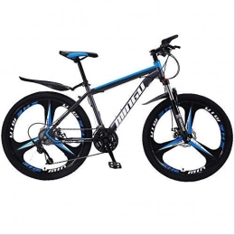 Mnjin Mountain Bike Mnjin Outdoor Stunt bike, One-piece brake disc color matching without shock absorber front fork 140-170cm crowd can use black blue black white