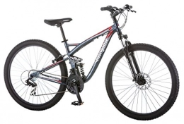 Mongoose Bike Mongoose Status 2.4 Men's Mountain Bike, 27.5-Inch Wheels, Steel Blue