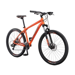 Mongoose Mountain Bike Mongoose Switchback Sport Adult Mountain Bike, 8 Speeds, 27.5-inch Wheels, Mens Aluminum Large Frame, Orange (M25300M10LG-PC)