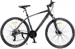 MOSHANG Mountain Bike MOSHANG MTB women 26-inch 27-speed mountain road vehicles, double disc aluminum hard tail mountain bike, the seat can be adjusted (Color : Black)