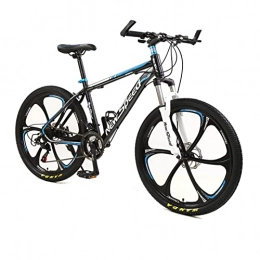 AZXV Mountain Bike Mountain Bike，21 Speeds Drivetrain，Full Suspension High-Carbon Steel MTB Bicycle，26-inch Wheel，Dual Disc Brake Non-Slip，for Adults Mens Women Mountain Bike Bicycle black-24inch