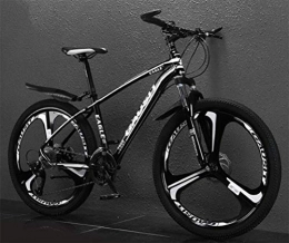 WJSW Mountain Bike Mountain Bike, 26 Inch Wheel City Road Bicycle Mens MTB Unisex Sports Leisure Outdoor (Color : Black white, Size : 30 speed)