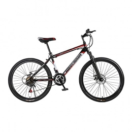 T-Day Mountain Bike Mountain Bike 26 Wheels Mountain Bike Daul Disc Brakes 21 Speed Mens Bicycle Front Suspension MTB For Men Woman Adult And Teens For A Path, Trail & Mountains(Color:Red)