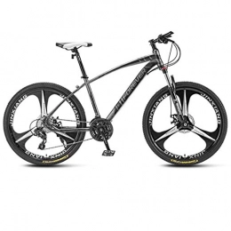 WSJ Mountain Bike Mountain Bike 27.5 Inch, 3-Spoke Wheels, Lock Front Fork, Off-Road Bicycle, Double Disc Brake, 4 Speeds Available, for Men Women