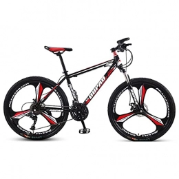 SFSGH Mountain Bike Mountain Bike，Adult Offroad Road Bicycle 24 Inch 21 / 24 / 27 Speed Variable Speed Shock Absorption, Teenage Students, Men and Women Sports Cycling Racing Ride BK-RD 3wheels- 27 spd