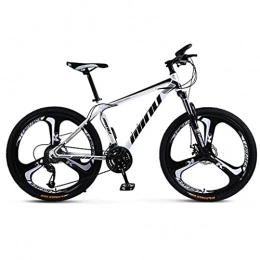 M-YN Bike Mountain Bike Bicycle 26 Inches Mens MTB Disc Brakes 3 / 6-Spokes(Size:26inch, Color:white)