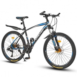 WYX Bike Mountain Bike Carbon Steel Frame 21 / 24 / 27 / 30 Speed 24 / 26 Inch Wheel MTB Bicycle Outdoor Sports Downhill Bicicleta, a, 26" 30 speed