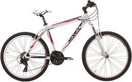 Mountain Bike CICLI Cinzia Impact Men, Aluminium Frame, Suspension Forks, 21Speed, 26", White, H 43