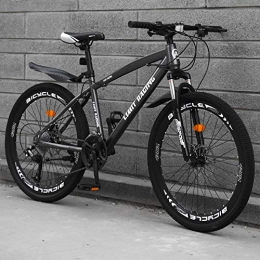 ZYZYZY Bike Mountain Bike Lightweight All Terrain MTB High-carbon Steel 21 Speed Variable Speed Double Disc Brake 26 Inches Road Bike E-24 Speed 24 Inches