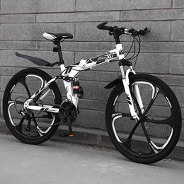 ZYZYZY Mountain Bike Mountain Bike Lightweight MTB High-carbon Steel 21 Speed Variable Speed Double Disc Brake 26 Inches 6cutter Wheel Road Bike C-21 Speed 24 Inches