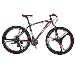 EUROBIKE Bike Mountain Bike LZX1 27.5inches 21_Speeds Dual Disc Brake 3_spoke wheels 27.5inchs Mountain Bicycle Red