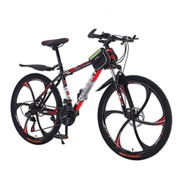 T-Day Mountain Bike Mountain Bike Mountain Bike 21 Speed Carbon Steel Frame 26 Inches Wheels Disc Brake Bike For A Path, Trail & Mountains(Size:24 Speed, Color:Red)