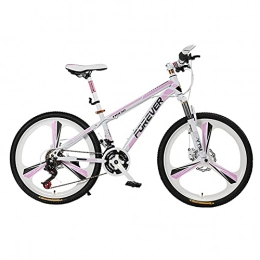 XIAXIAa Bike Mountain Bike, Road Bike, 24 / 26 inch Wheels, 27-Speed, Aluminum Alloy Frame, Double Disc Brakes and Shock-Absorbing Bikes, for Adults / A / 170cm