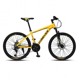 XIAXIAa Mountain Bike Mountain Bike, Variable Speed Bike, 24-inch Wheels, 27-Speed, Aluminum Alloy Frame, Double Shock-Absorbing Bike, Available for Teenagers and Adults / D / As Shown