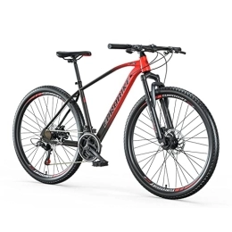 EUROBIKE Mountain Bike Mountain Bike, X3 29inch Mountain Bicycle, 21Speed Mountain Bike, Dual Disc Brake Mens Mountain Bicycle (X3-EU red)