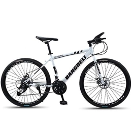 WGYDREAM Bike Mountain Bike Youth Adult Mens Womens Bicycle MTB Mountain Bicycles 26" Inch MTB Bike 21 / 24 / 27 / 30 Speed Lightweight Carbon Steel Frame Dual Suspension Disc Brake Mountain Bike for Women Men Adults