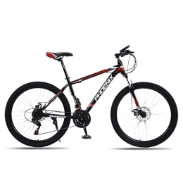 AIPOLE Mountain Bike Mountain Bikes, Aluminum Alloy Frame Bikes, 24 Speed 24 Inches Spoke Wheels Gearshift, Front and Rear Disc Brakes Bicycle, for Adults