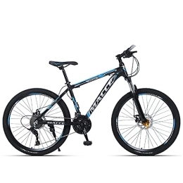 AIPOLE Mountain Bike Mountain Bikes, Aluminum Alloy Frame Bikes, 24 Speed 26 Inches Spoke Wheels Gearshift, Front and Rear Disc Brakes Bicycle, for Adults