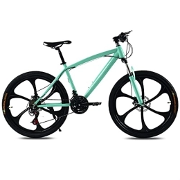 SHANJ Bike Mountain Bikes for Adult Men and Women, MTB Bicycle, 24 / 26inch Outdoor Sports Road Bikes, Disc Brakes, 6-Spoke Wheels, 21-27 Speeds