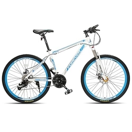 AIPOLE Mountain Bike Mountain Bikes, High-Carbon Steel Frame Bikes, 24 Speed 26 Inches Wheels Gearshift, Front and Rear Disc Brakes Bicycle, for Adults