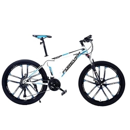 AIPOLE Mountain Bike Mountain Bikes, High-Carbon Steel Frame Bikes, 30 Speed 26 Inches Wheels Gearshift, Front and Rear Disc Brakes Bicycle, for Adults