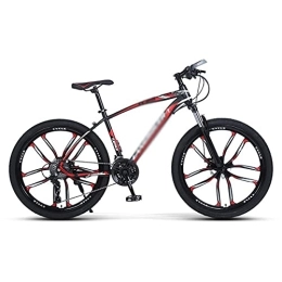 MQJ Bike MQJ Adult Mountain Bike 21 / 24 / 27S Gears System MTB Bicycle Carbon Steel Frame 26 inch Wheel with Disc Brake / Red / 27 Speed