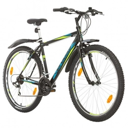 Multibrand Distribution Mountain Bike Multibrand, PROBIKE PRO 27.5, 27.5 inch, 480mm, Mountain bike, Unisex, 21 speed Shimano, White Grey-Green (Black / Grey-Green (Mudguard))