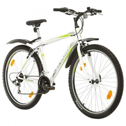 Multibrand Distribution Bike Multibrand, PROBIKE PRO 27.5, 27.5 inch, 480mm, Mountain bike, Unisex, 21 speed Shimano, White Grey-Green (White / Grey-Green)