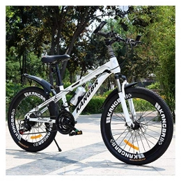 MUYINGASD Children's Student Mountain Sports Cross-Country Bicycle Boy 8-15 Years Old 20 Inch 22 Inch 24 Inch 26 Inch Adult Double Disc Brakes Shock Absorption,D,26