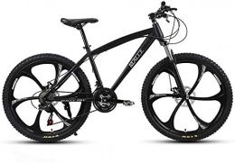 Mzq-yq Bike Mzq-yq Mountain Bikes Dual Full Suspension for Adults, High Carbon Steel Soft Tail Frame, Deceleration Spring Front Fork, Mechanical Disc Brake, 26 Inch Wheel, Black, 24speed
