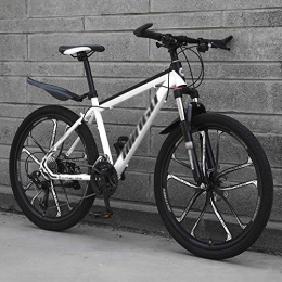 N\A Mountain Bike  ZGGYA Mens Bike 26 Inch Bycicles Hybrid, 21 Speed Regulation, Mountain Bike With Front Suspension Adjustable Seat, High Carbon Steel Hard Tail Mountain Bike