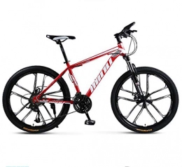 NANXCYR Bike NANXCYR 24 Speed Mountain Bike 26 Inch Bicycle Off-Road Bikes MTB with Double Disc Brake Speed ​​Adjustable Bicycle U Type Front Fork Shock Anti-Slip Bicycles for Men And Women, E