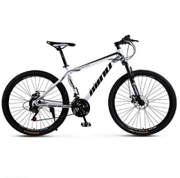 NANXCYR Mountain Bike NANXCYR 27 Speed Mountain Bike 26'' Off-Road Bikes with Double Disc Brake Speed ​​Adjustable Bicycle U Type Front Fork Shock Anti-Slip Bicycles for Men and Women, G