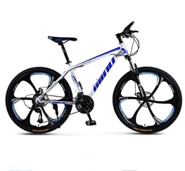 NANXCYR Bike NANXCYR Mountain Bike Bicycle 24 Speed 26'' MTB with Double Disc Brake Speed ​​Adjustable Bicycle U Type Front Fork Shock Anti-Slip Bicycles for Men and Women, A