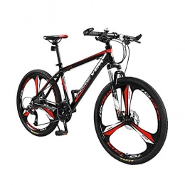 NBWE Mountain Bike NBWE One-Wheeled Mountain Bike Shock Absorber Front Fork Double Disc Brakes for Men and Women Students Off-Road Bicycle 26 Inch 27 Shifting Commuter bicycle