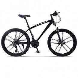 ndegdgswg Mountain Bike ndegdgswg Mountain Bike, 24 Inch Disc Brake Variable Speed Light Bicycle Shock Absorption Off Road Road Racing 24 inches27 speed Ten knife wheel black