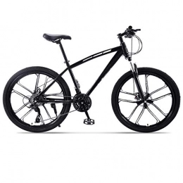 ndegdgswg Mountain Bike ndegdgswg Mountain Bike, 24 Inch Disc Brake Variable Speed Light Bicycle Shock Absorption Off Road Road Racing 24inches27speed Tenknifewheelblack