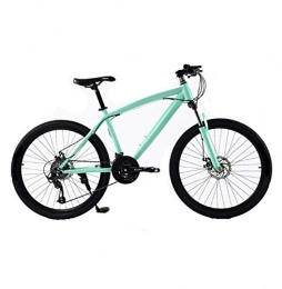 ndegdgswg Bike ndegdgswg Mountain Bikes, Double Disc Brakes, Variable Speed Men and Women Light Cross Country Commuting To Work 24 inches27 speed green