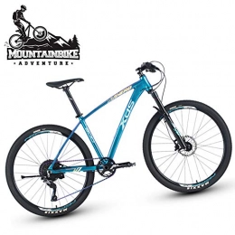 NENGGE Mountain Bike NENGGE 27.5 inch Mountain Bikes with Front Suspension for Men Women, 11 Speed Adults Hardtail Mountain Trail Bicycle with Hydraulic disc brake, Adjustable Seat, Laser Blue Violet