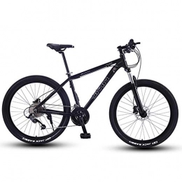 NOBRAND Mountain Bike NOBRAND Mountain Bikes, 27.5 Inch Big Wheels Hardtail Mountain Bike, Overdrive Aluminum Frame Mountain Trail Bike, Mens Women Bicycle, Silver, 27 Speed Suitable for men and women, cycling and hiking