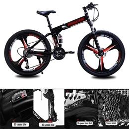 NXX Road Mountain Bike Bikes Bicycle For Teens Of Adults Men And Women High Carbon Steel Frame Double Disc Brake (3 knives 24 inches),Black,21 speed