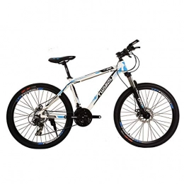 Oanzryybz Mountain Bike Oanzryybz Mountain Bike Aluminum Alloy Student Mountain Bike 26 inch 24 Speed (Color : White, Size : 26 inches)